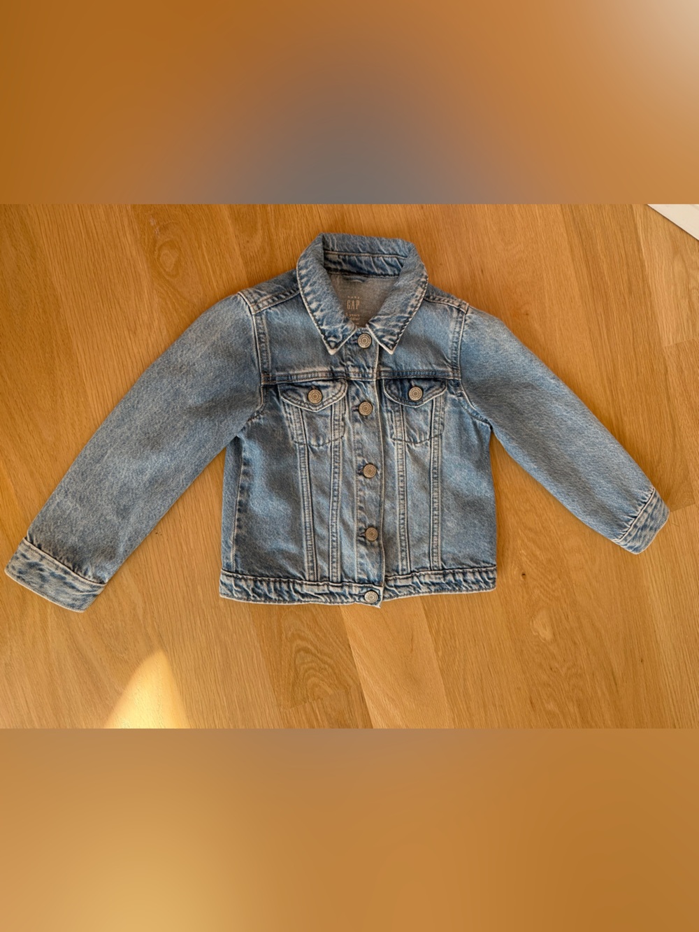 GAP Girl Blue Denim Jacket Size 5